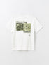 LC Waikiki Crew Neck Short Sleeve Printed Combed Cotton Men's T-shirt